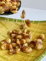 Gros Haute Qualité Sel Santé Cuit Croustillant Délicieux Grandes Collations De Haricots