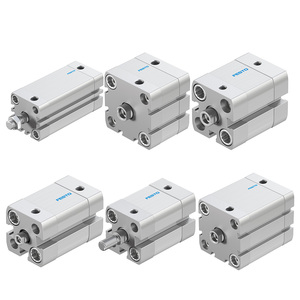 Cilindro compacto de doble efecto de la serie ADN de FESTO, cilindro neumático ISO21287, varias opciones de amortiguación, amplia gama de variantes. - Product Image 2