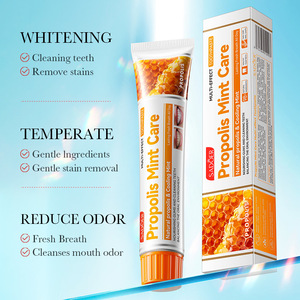 Dentifricio orale <span class=keywords><strong>per</strong></span> la cura dentale sbiancante <span class=keywords><strong>bicarbonato</strong></span> di sodio zenzero menta propoli menta <span class=keywords><strong>per</strong></span> la rimozione delle macchie che illumina i <span class=keywords><strong>denti</strong></span> casa - Product Image 2