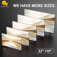 Televisor Inteligente LED 4K de 55, 65, 75 y 85 Pulgadas, Android TV, Fabricación China OEM, para Venta al Por Mayor Comercial