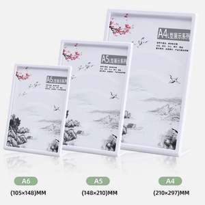 Portacarteles de ABS/Acrílico con Base para Mesa y Tablero Publicitario para las Industrias de Comercio y Bebidas - Product Image 4