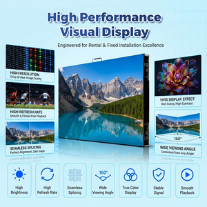 500*500 Waterproof Outdoor LED Screen Display P1.95 P2.6 P2.9 P3.9 Event Rental Led Indoor Video Wall NIT-H2 High Brightness 600 - Product Image 1