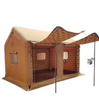 Tente de camping gonflable de luxe en toile pour l'extérieur, vente en gros à Dubaï