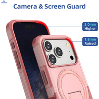Coque UNIGRACE pour iPhone 17 Pro Max avec support, protection blindée 2-en-1 magnétique antichoc – Vente en gros de coques de téléphone personnalisées