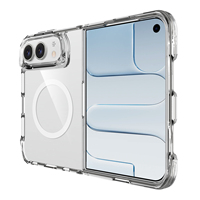 Étui de protection transparent magnétique sans fil pour iPhone 18 Duo, coque transparente pour téléphone portable