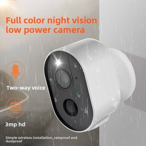 Caméra de surveillance intérieure sans fil, best-seller transfrontalier, vision nocturne couleur, zoom optique 16x, audio bidirectionnel, détection de mouvement - Product Image 2