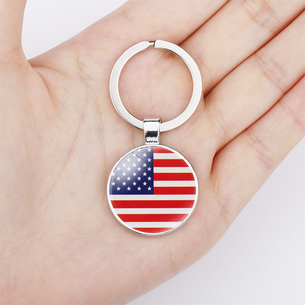 Porte-clés Acrylique Drapeau Dominicain - Personnalisé Gratuit, Mirror Magic