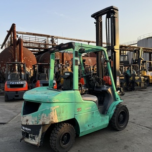 Montacargas Hidráulico Diésel Mitsubishi Japonés Original de 3.5 Toneladas Usado con Capacidad Todoterreno, Mástil de Tres Etapas y Desplazador Lateral para Construcción - Product Image 5