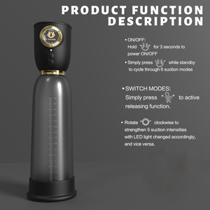 Nuevo Masajeador de Próstata con Bomba de Vacío de 5 Frecuencias para Agrandamiento Masculino, Producto Consolador para Hombres - Product Image 6