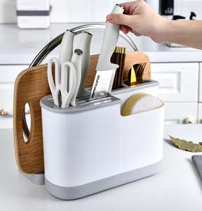 Plástico coreano palillo jaula drenaje titular <span class=keywords><strong>de</strong></span> cocina olla cubierta cuchillo titular vajilla Rack - Product Image 6