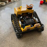 Mesin Pemotong Rumput XCMG G55 550mm dengan Remote Control, 9.5HP 224cc Mesin Longxin, Bahan Bakar Hibrida Listrik, Robot Pemotong Rumput untuk Lereng