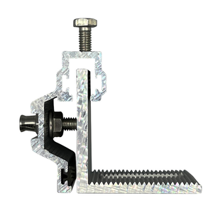 Support en aluminium réglable de haute qualité, personnalisable en gros, <span class=keywords><strong>pour</strong></span> accessoires de murs-rideaux et systèmes de <span class=keywords><strong>bardage</strong></span> mural - Product Image 2
