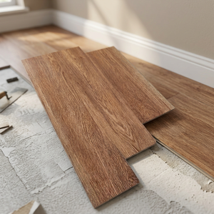 Suelo SPC Rectangular con Textura de Madera de Roble, Resistente al Agua, con Núcleo Rígido de Vinilo y Sistema de Clic - Product Image 3