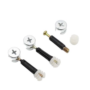 Connecteur trois-en-un à vis excentrique pour meubles, quincaillerie de fixation pour l'assemblage et le démontage d'armoires et de placards - Product Image 4