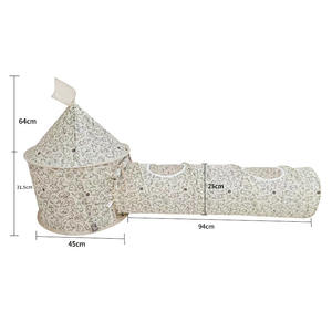 Nieuw Huisdierenspeelgoed Spring Rond En Speel Met De Kattenstoktunnel Tent Combo Kattentunnel - Product Image 1