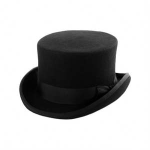 Chapeau Fedora en feutre de laine 100% unisexe - Style présidentiel authentique, décontracté, respirant, pour toutes les saisons - Product Image 1