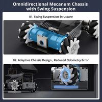 Robot Inteligente ROSOrin Pro ROS2 |   Agente OpenClaw con Modelo de IA Multimodal de Gran Escala |   Robot Coche con Visión 3D para Mapeo SLAM