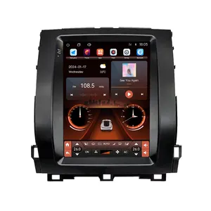 Hot Manufacture 10.4'' GPS Navigation Android 13 Car Stereo Radio Video Play Car Play For TOYOTA PRADO 2002-2009 Low Level