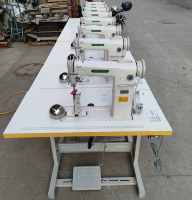 Machine à coudre industrielle à bras longue vitesse pour chaussures, bottes, sacs en cuir et matériaux épais, pour la fabrication de perruques en cheveux humains