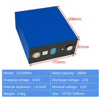Cellule prismatique Gotion 3.2V 340Ah de qualité A pour applications solaires, industrielles et domestiques (50Ah, 200Ah, 230Ah, 300Ah, 306Ah, 314Ah, 340Ah)