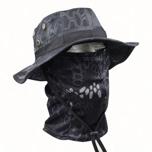 หมวกบักเก็ต หมวกกันแดด หมวกสกี หมวกพรางลายทหาร หมวกตกปลา หมวกบาลาคลาวา ผ้าแคนวาส ปรับขนาดได้ ขายส่ง - Product Image 3
