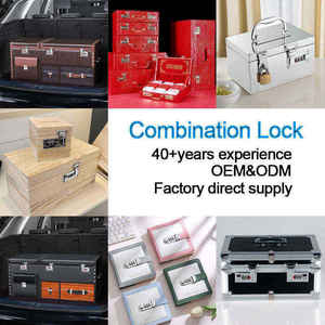 Serrure à combinaison pour mallette, partie métallique, serrures de <span class=keywords><strong>valise</strong></span> colorées, serrure à combinaison à 3 chiffres pour boîte à outils en aluminium et bagages - Product Image 3