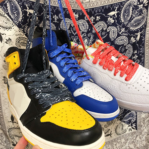 Dây Giày Họa Tiết Paisley Với Dây Giày In Ren Rỗng - Product Image 4