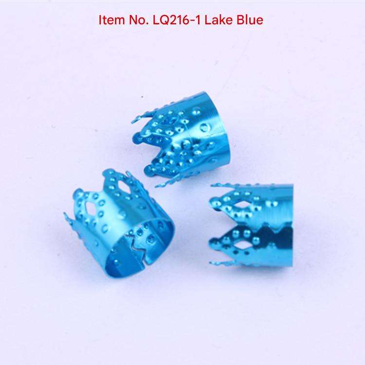 Lq216-1 lake blue   [50 pcs+Hair Wearer1 pcs ]