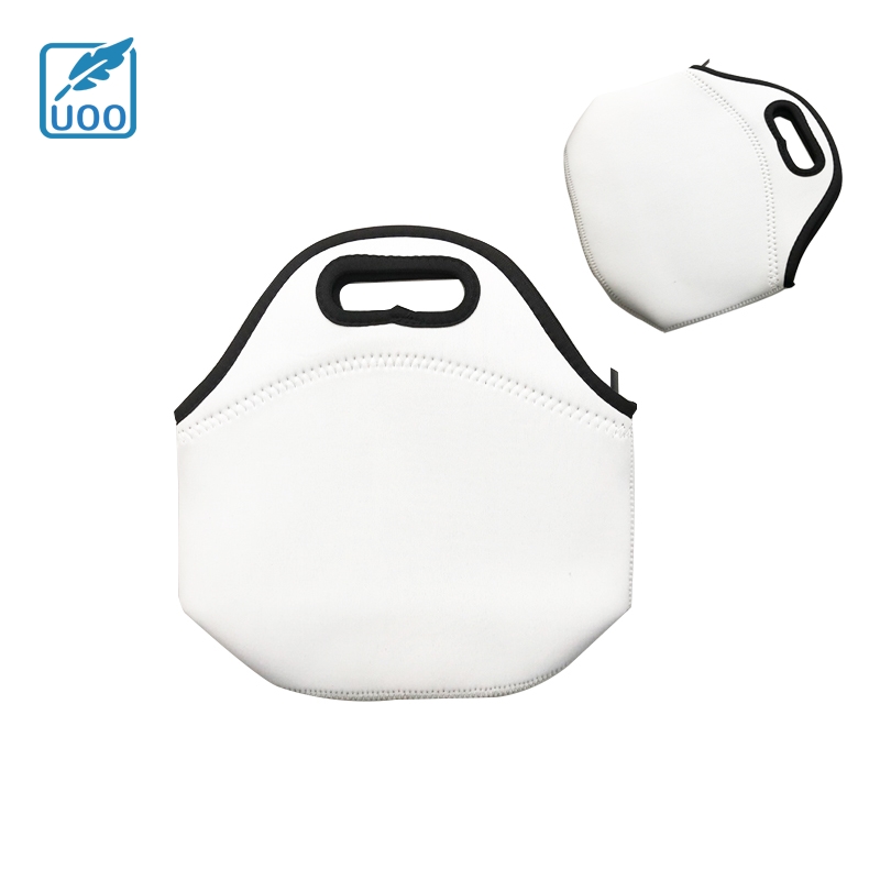 UOO RTS, Неопреновая сублимационная белая сумка-холодильник для ланча, изолированная сумка-тоут для пикника