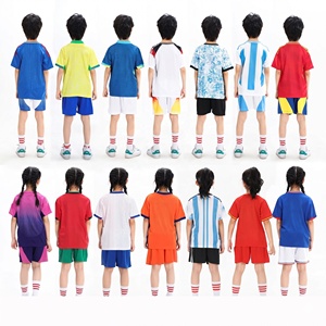 Uniformes de Fútbol para Niñas 2026, Conjuntos de Uniformes de Fútbol Juvenil de Brasil, Francia, Inglaterra, Argentina, Colombia, Portugal, Holanda, Venta al Por Mayor - Product Image 1