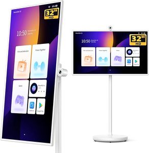 ทีวีตั้งพื้นแบบพกพา สมาร์ททีวี หน้าจอสัมผัส 120Hz LED 55 นิ้ว ลำโพงในตัว ใช้พลังงานแบตเตอรี่ ระบบปฏิบัติการ Android 11.0 รองรับการเชื่อมต่อไร้สาย - Product Image 4