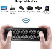 Mini Teclado MX3, Control Remoto Inalámbrico de 6 Ejes, Teclado Inalámbrico 2.4G MX3, Control Remoto Android para TV Box/Proyector Android