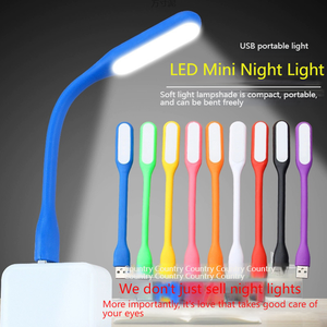 Luce Notturna LED Minimalista Super Luminosa 6V, Bianco Caldo, Flessibile, Portatile, Mini USB, Leggera, Quadrata, per Lettura - Product Image 2