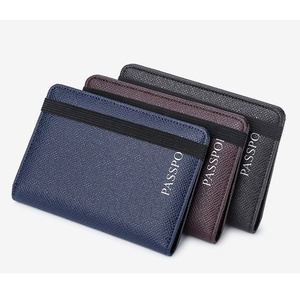 Cartera de Viaje de Moda para Hombre, con Forro de Poliéster, Personalizada con Bloqueo RFID, con Compartimento para Pasaportes Familiares - Product Image 5