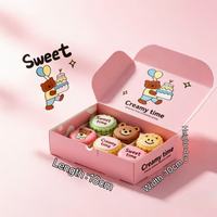 Conception de logo personnalisé, écologique, biodégradable, impression de qualité alimentaire pour biscuits, gâteaux, pâtisseries, pains, donuts, macarons, snacks de 2 mm