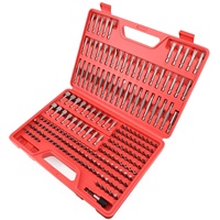 Juego de Puntas de Destornillador Profesional HTL de 208 Piezas, Juego de Brocas de Acero S2, Juego de Puntas Eléctricas con 1 Año de Garantía