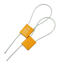 Manufacturer Yellow Cable Seals Metal Zip Tie Wire Rope Seal