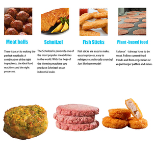 Automatic Onion Ring Chicken <strong>Nugget</strong> Forming Battering Breading <strong>Machine</strong> - Product Image 3