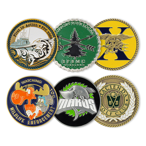 Monedas de Desafío de Metal Antiguas con Logotipo Personalizado de Fábrica, Estilo Feng Shui, con Acabado en Oro y Diseño Esmaltado - Product Image 3