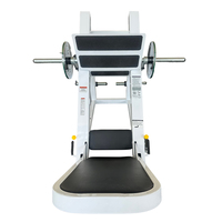 Presse à jambes Freeman, Hack Squat, Équipement de fitness commercial pour salle de sport, Presse à jambes à 45 degrés, Machine à presse à jambes à charge par plaques Cybex