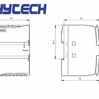 Module d'alimentation stabilisé HYTECH SIEMENS PLC SIMATIC S7-1200 Entrée : 120/230V CA Sortie : DC 24V/2.5A PM1207 6EP1332-1SH71