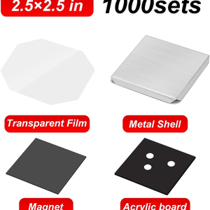Imanes para Refrigerador de 2 Pulgadas x 2 Pulgadas, Juego de 500/1000 Piezas, 80*53/63.5*63.5/50*50mm, Material de Acero, para Uso en Restaurantes, Nuevo - Product Image 2