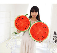 33cm Gesimuleerde Watermeloen Oranje Superzacht Pluche Sofa Kussen PP Katoen Gevuld Creatief Cartoon 3D Fruit Pluche Speelgoed Unisex