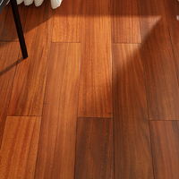 Apolloxy Bois massif de taille personnalisée Pas pour plancher brésilien Plancher en bois de teck massif Plancher en bois dur acajou