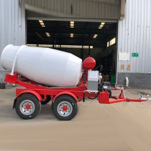 Kleine 2-Yard-Betonmischwagen, Benzin-Zementmischer-LKW für Bauarbeiten, Betonmischer-Anhänger Preis - Product Image 5