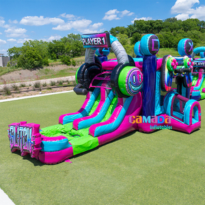 Château gonflable sur le thème des jeux vidéo, château gonflable géant pour fête, château gonflable ou combo pour fête d'enfants - Product Image 5