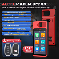 Autel MaxiIM KM100 Outil d'immobilisation de programmation de porte-clés 2PCS Autel IKEY pour génération de clés 60s OBD IMMO Apprentissage de clés sur voiture 99%