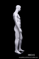 Mannequin masculin réaliste grandeur nature avec support de tête pour les magasins de vêtements pour hommes