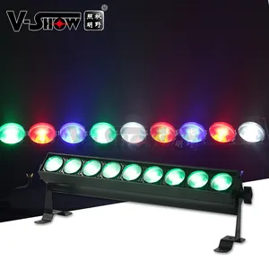 4 Cái 9X10 Wát Led Bar Dmx RGBW 4 Trong 1 CoB Led Tường Máy Giặt