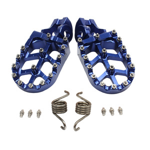 Pédales avant en alliage d'aluminium CNC Zuqing pour motocross SX125 250 SXF XCF 250 350 450 – Orange, Bleu, Noir - Product Image 3